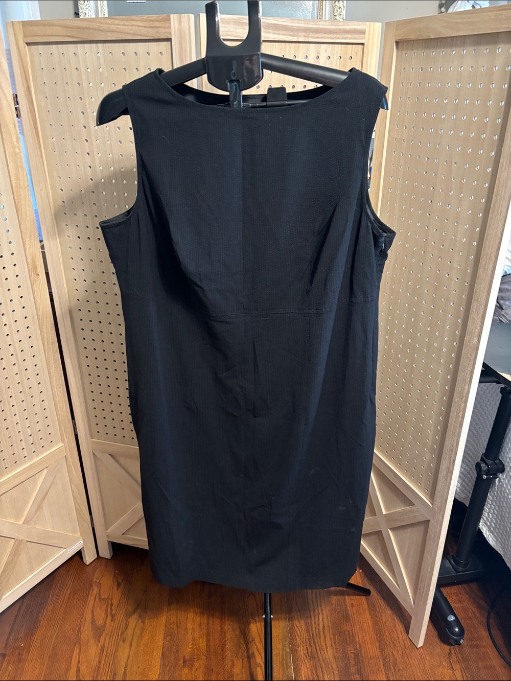 Lane Bryant Black Sleeveless Shift Dress